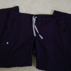 FIGS Kade Cargo Scrub Cargo Pant size PL Purple